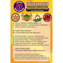 Ütü ile Yapışan Arma Yama, Mavi Yıldız (6 Adet) Ütüyle Yapışan Nakış Dokuma Aplike Patch