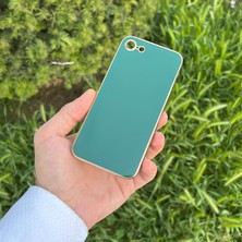 CepStok Apple iPhone 7/8/se 2022 Kılıf Kenar Detaylı Yumuşak Parlak Silikon