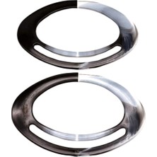 Angel Çanta Aksesuar Akrilik Görünümlü Plastik Çanta Sapı Siyah Beyaz Tonlu