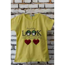 Dükkan 07 Kız Çocuk T-Shirt Pul Işlemeli