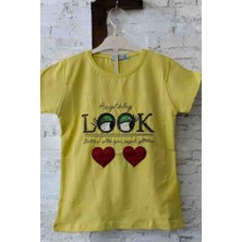 Dükkan 07 Kız Çocuk T-Shirt Pul Işlemeli