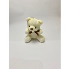 Fikr in Box Shop Beyaz Peluş Anahtarlıkla Ayıcık