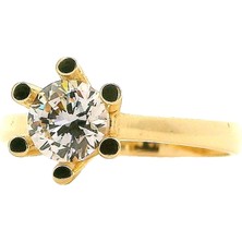 Cigold Tektaş Yüzük 14 Ayar Altın 1.66 gr OA-K21401029223