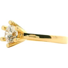 Cigold Tektaş Yüzük 14 Ayar Altın 1.66 gr OA-K21401029223