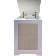 Panalı PNL-BM5535 Rattan Çamaşır Sepeti (Demonte)