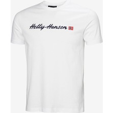 Helly Hansen Helly Hansen Core Graphıc T -Shırt 2.0 Erkek Beyaz Tshirt HHA.54599-HHA.001