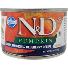 N&d Pumpkin Konserve Kuzu & Yabanmersini Mini