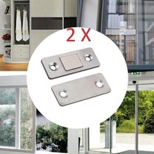 Pratikaı 2 Çift Manyetik Kapı & Mobilya Durdurucu | Ultra Ince & Güçlü Yapışkan