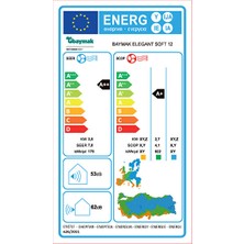 Baymak Elegant Soft 12 A++ 12000 BTU Duvar Tipi Inverter Klima (Montaj Dahil)