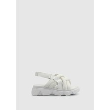 Kiddo Siyah Kız Çocuk Düz Sandalet