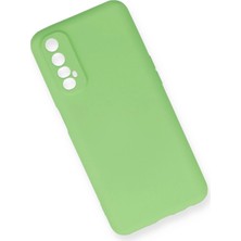 Newface Realme 7 Kılıf First Silikon - Yeşil Mrayd