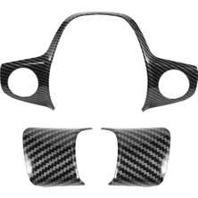 Serendipitous 3 Adet Karbon Fiber Renkli Direksiyon Simidi Kapağı Trim Dekoratif Çerçeve Ford Focus Escape Mk3 Kuga 2012-2015 Aksesuarları (Yurt Dışından)
