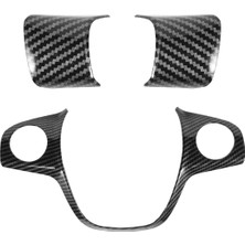 Serendipitous 3 Adet Karbon Fiber Renkli Direksiyon Simidi Kapağı Trim Dekoratif Çerçeve Ford Focus Escape Mk3 Kuga 2012-2015 Aksesuarları (Yurt Dışından)