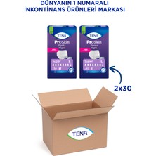 Tena Proskin Pants Night Large Büyük Beden Gece İçin Süper Emici Külot 30'lu 2 Paket - 60 Adet