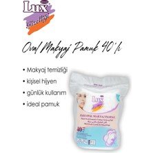 Lux 40'lı Lux Disk Oval Makyaj Pamuğu Rosıe
