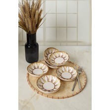 Keramika Worn Gold Halka Çerezlik / Sosluk 13 cm 6 Adet 22967