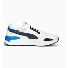 Puma 373108 68 X-Ray 2 Square Beyaz-Mavi-F.Yeşil-Siyah Erkek Spor