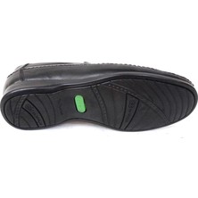 Forelli 10601-H Siyah Hakiki Deri Erkek Ayakkabı