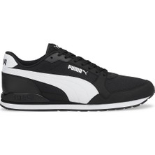Puma St Runner V3 Mesh 384640 01 Erkek Siyah-Beyaz Günlük Spor Ay