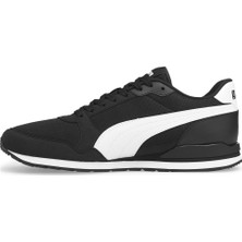Puma St Runner V3 Mesh 384640 01 Erkek Siyah-Beyaz Günlük Spor Ay