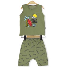 Erkek Bebe Takım Baskılı