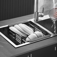 Ayarlanabilir Lavabo Süzgeci Paslanmaz Çelik
