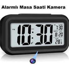Alarmlı Dijital Masa Saati Kamera