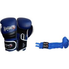 Dragondo Attack Boks Eldiveni ve Boks Bandaj 2 Li Set Kick Boks Muaythai Boks Eldiveni