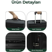 Cotpoly Home Babil Lüx Abs Küçük Boy Valiz 55 cm