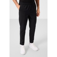 Siyah Standart Fit Dokuma Hafif Esnek Chino Erkek Pantolon - 82180