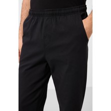 Siyah Standart Fit Dokuma Hafif Esnek Chino Erkek Pantolon - 82180