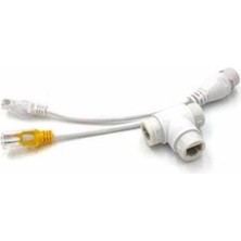 Poe T Adaptör Splitter | RJ45 Ethernet + Dc Güç Ayırıcı | Ip Kamera ve Ağ Cihazları Için