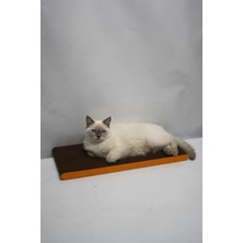 Kedi Tırmalama Kartonu (60X24 Cm) - Mdf Kenar