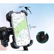 Dört Pençeli Motorsiklet Telefon Tutucu Bisiklet Scooter Uyumlu