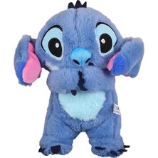 Lilo & Stitch Nefesli Peluş Bebek Çocuk Peluche Yatıştırır Oyuncak Anime Bebek Müzik Hafif Uyku Oyuncakları Pembe Stitch Hediye (Yurt Dışından)