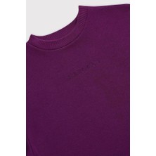 Babokah (Kids Girl) Bisiklet Yaka Şardonlu Sweatshirt