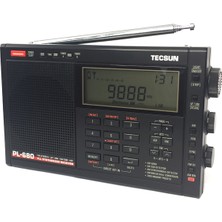 Tecsun PL-680 Radyo Fm Dijital Ayarlama Tam Bant Fm/mw/sbb/pll Sentezli Stereo Radyo Alıcısı Taşınabilir Hoparlör Otomatik Uyku