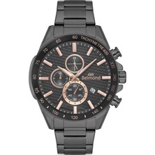 Belmond KNG1123.060 Siyah & Rose Çelik Kordon Erkek Kol Saati