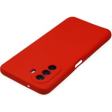Newface Huawei Nova Y70 Kılıf Nano Içi Kadife Silikon - Kırmızı Mrayd