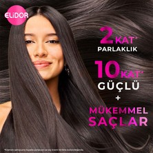 Elidor Superblend Saç Bakım Şampuanı Güçlü ve Parlak E Vitamini Makademya Yağı Kolajen 400 ml x3