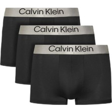 Calvin Klein Erkek 3'lü Siyah Boxer LV00NB4269