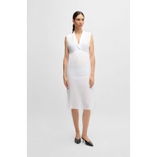 Mary & Mary Midi Boy Anvelop Keten Elbise