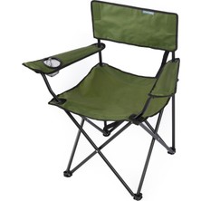 Uniqamping  Eco Ergonomik Katlanır Kamp Sandalyesi Haki-Siyah