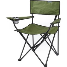 Uniqamping  Eco Ergonomik Katlanır Kamp Sandalyesi Haki-Siyah