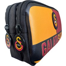 Cmk Galatasaray Lisanslı Jumbo Boy Çift Gözlü Kalem Çantası