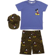 Erkek Çocuk Takım Şortlu Baskılı