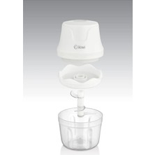 Kiwi Kc8203 3 Bıçaklı Şarjlı Gıda Doğrayıcı Blender - 350 ml