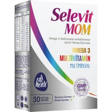 Dr. Henri Selevit Mom 30 Kapsül Omega-3, Multivitamin ve Multimineral İçeren Takviye Edici Gıda