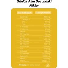 Dr. Henri Selevit Mom 30 Kapsül Omega-3, Multivitamin ve Multimineral İçeren Takviye Edici Gıda