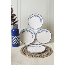 Keramika Ocean Muse Nordıc Pasta Tabağı 22 cm 4 Adet 22951-52